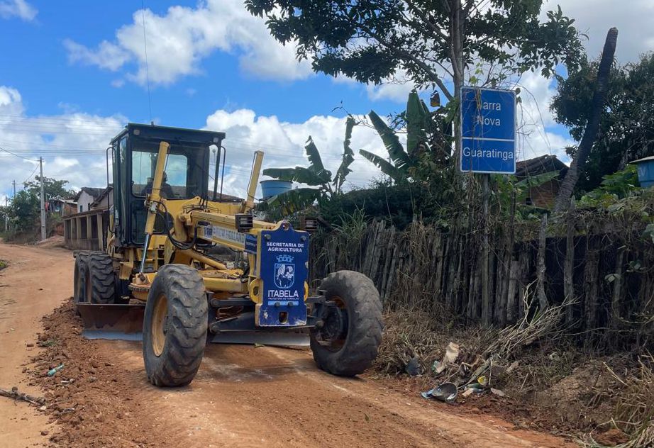 Prefeitura de Itabela recupera 22 km de estrada vicinal entre Defunto Lavado e Barra Nova. (Foto: Divulgao)