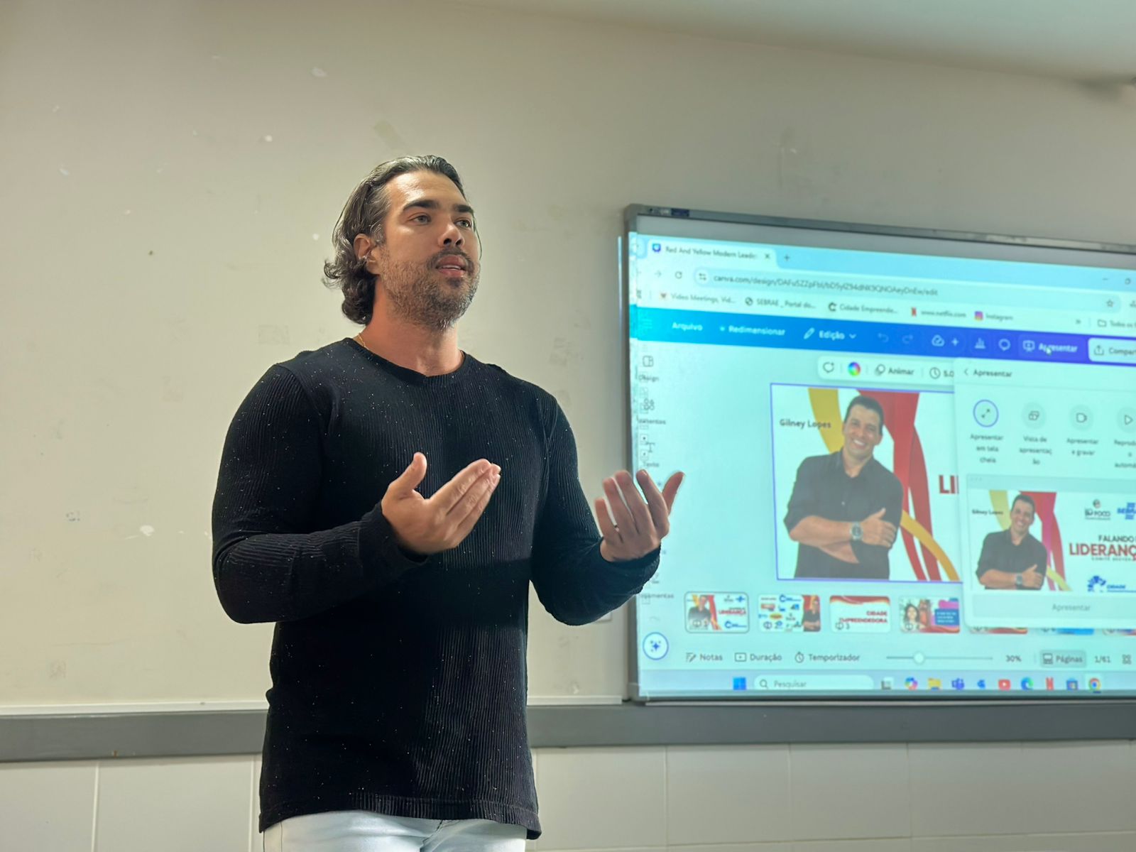 Prefeitura de Itabela realiza capacitao em liderana com apoio do SEBRAE. (Foto: Divulgao)