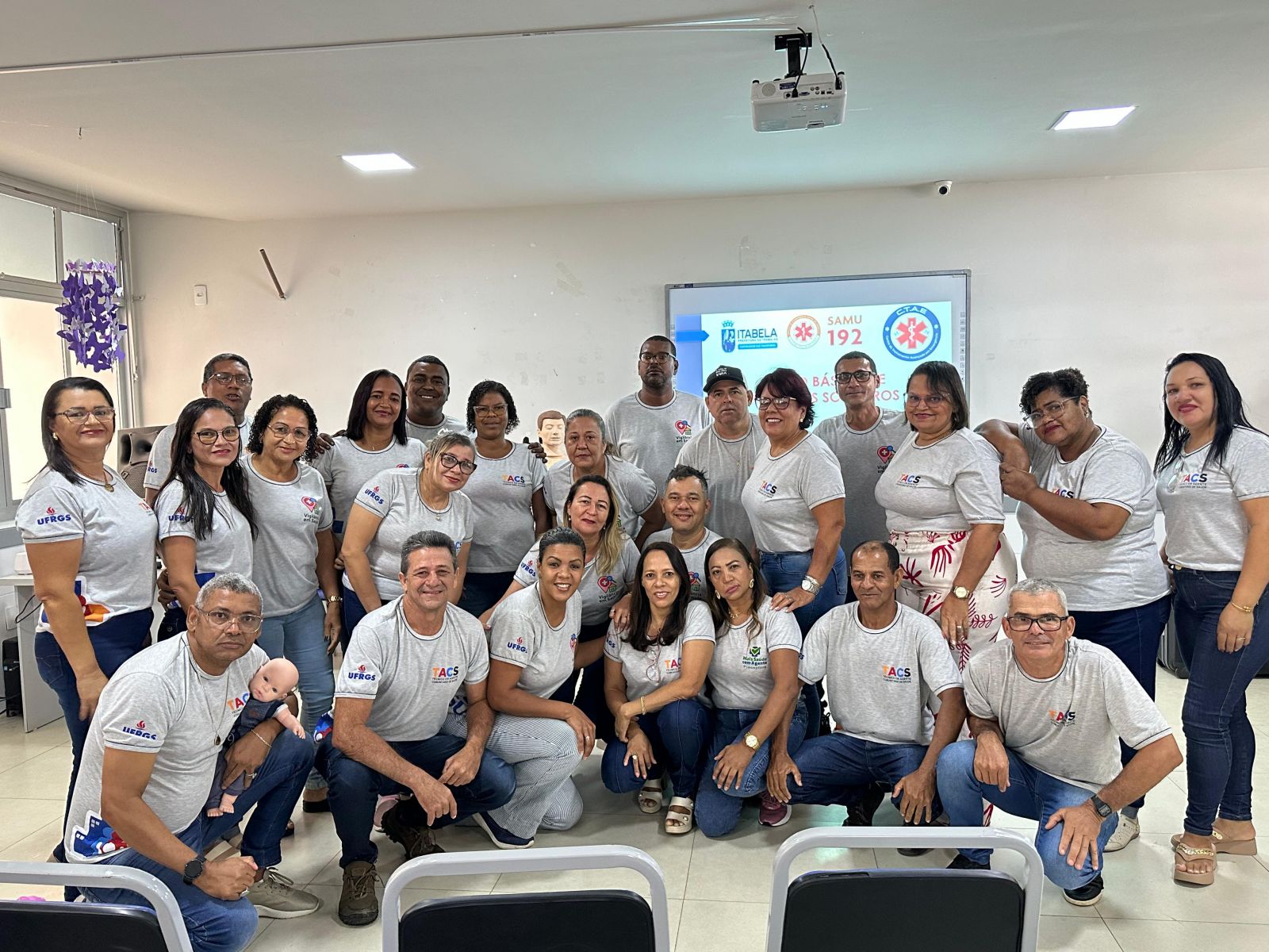 Agentes de sade e combate s endemias recebem capacitao em primeiros socorros em Itabela. (Foto: Ascom/ITABELA)