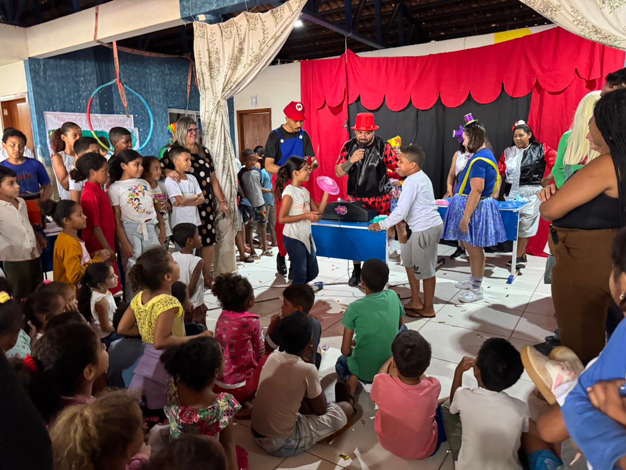 Caravana da Alegria: Ao da Prefeitura leva brincadeiras, diverso e msica para Itabela e distritos. (Foto: Divulgao)